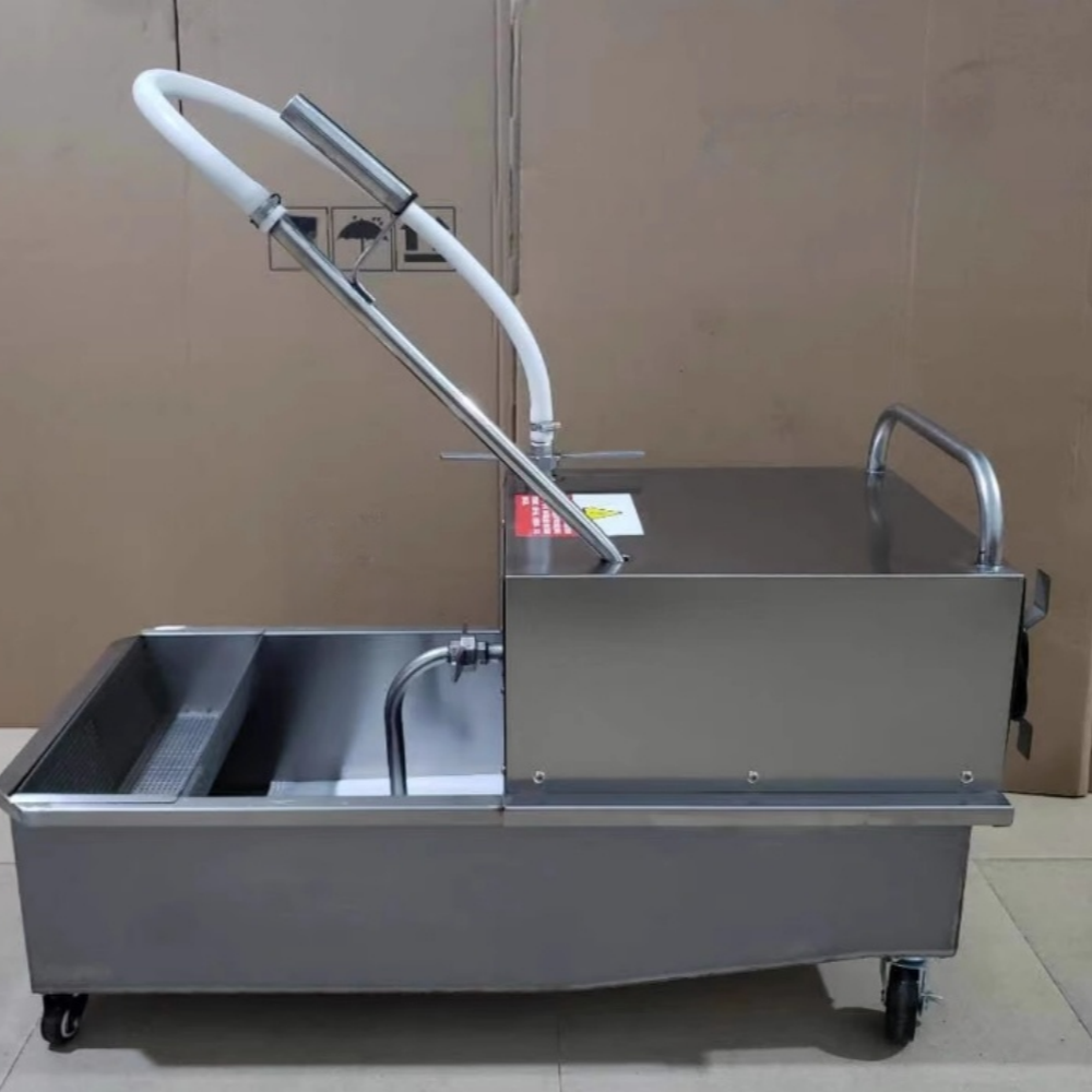 Fryer Oil Filtration Machine - 35L Stainless Steel Commercial Deep Fryer