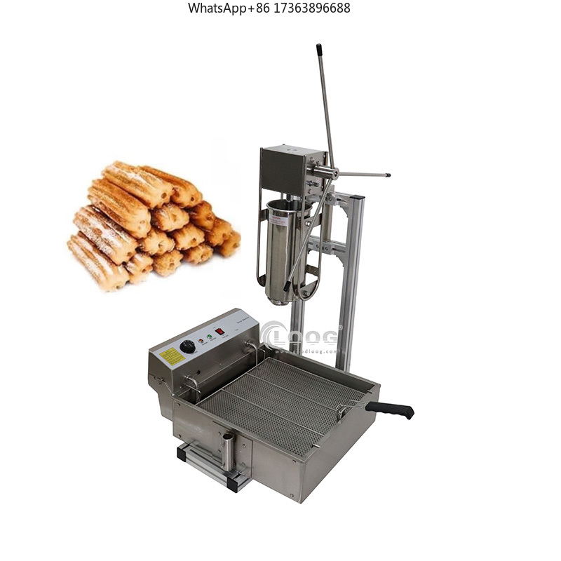 Electric Churro Maker Machine - Commercial Manual Type Stainless Steel Spanish
