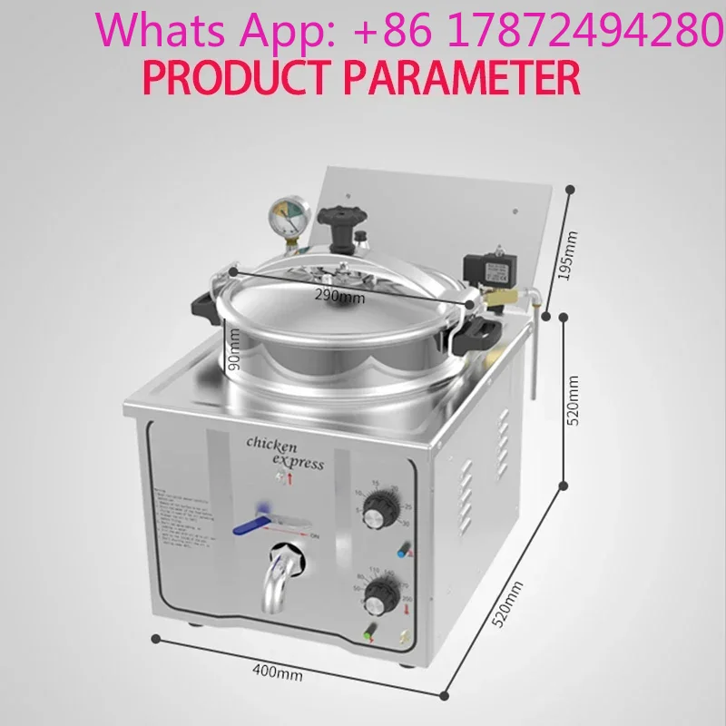 Pressure Fryer Commercial Chicken - High Pressure Fried Chicken Commercial Electric
