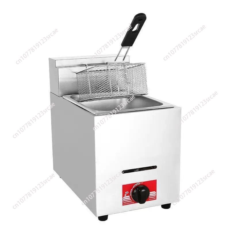 Commercial Gas Deep Fryer Propane - Commercial LPG Gas Deep Fryer With