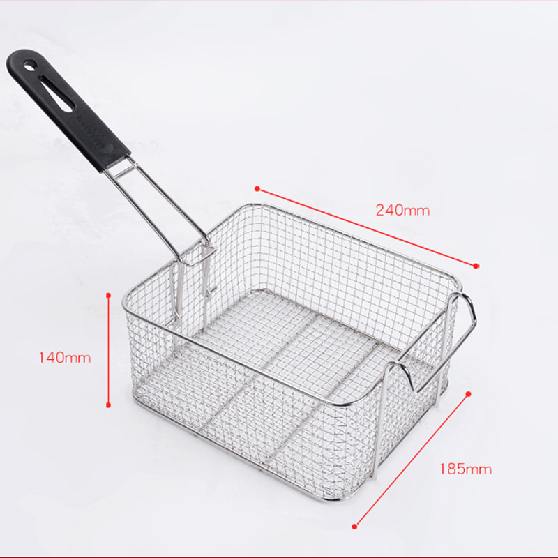 Fryer Basket Commercial Stainless - 2 Tanks Deep Fryer with Baskets