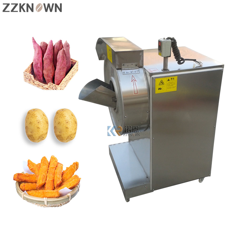 Commercial French Fry Cutter - Electric Potato Chips Cutting Machine Commercial