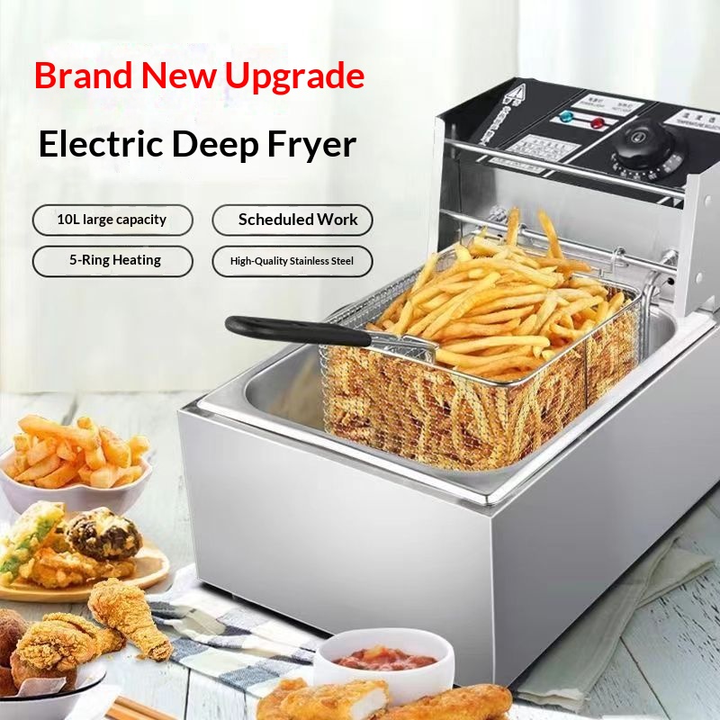 Electric Fryer Commercial 20L - Applicable To 10L/20L/22L Ultra Thick Stainless