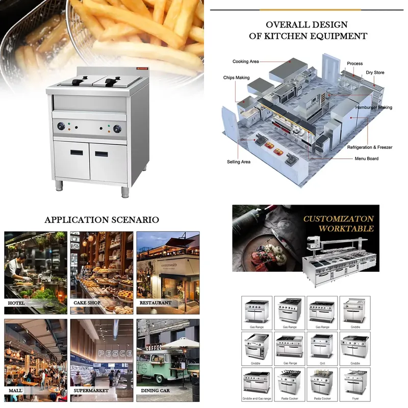 Electric Fryer Commercial 20L - 2026 Commercial Stainless Steel Electric Vertical
