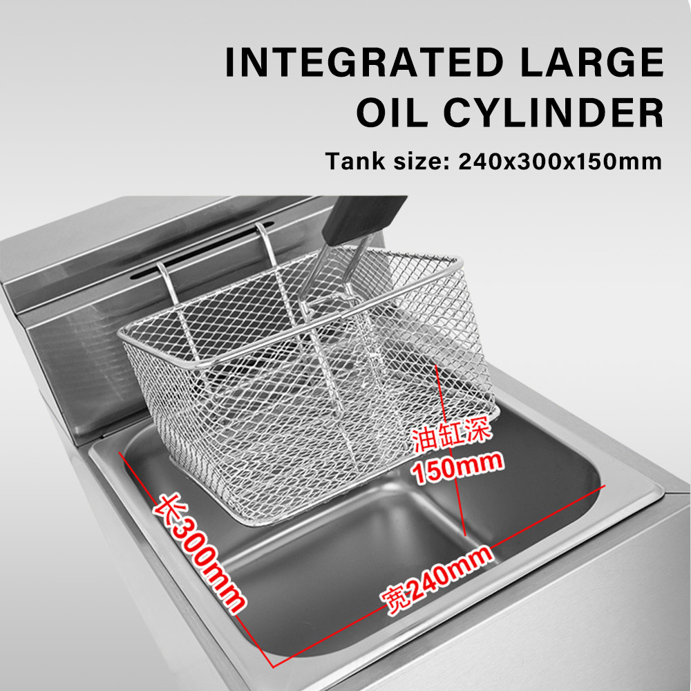 Fryer Basket Commercial Stainless - OT71 Stainless Steel Countertop Commercial LPG