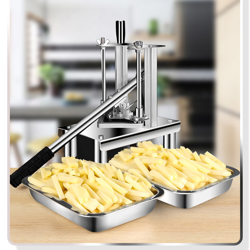 Manual Potato Slicer Stainless - Commercial French Fry Cutter review and price