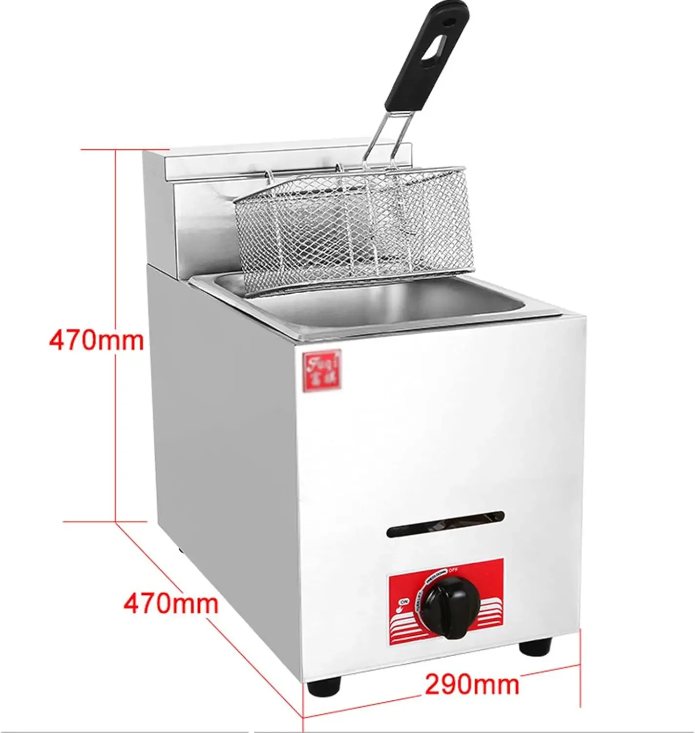 Commercial Gas Fryer Tabletop  - Commercial Gas Deep Fryer Propane review and price