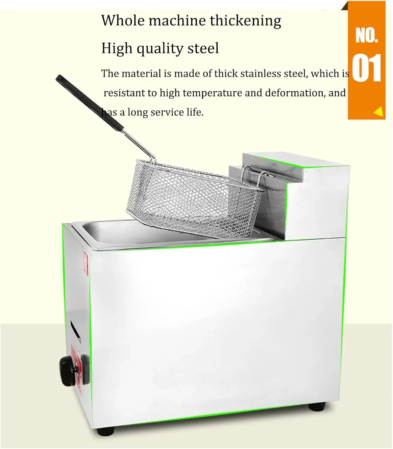 Commercial Gas Fryer Tabletop  - Commercial Gas Deep Fryer Propane review and price