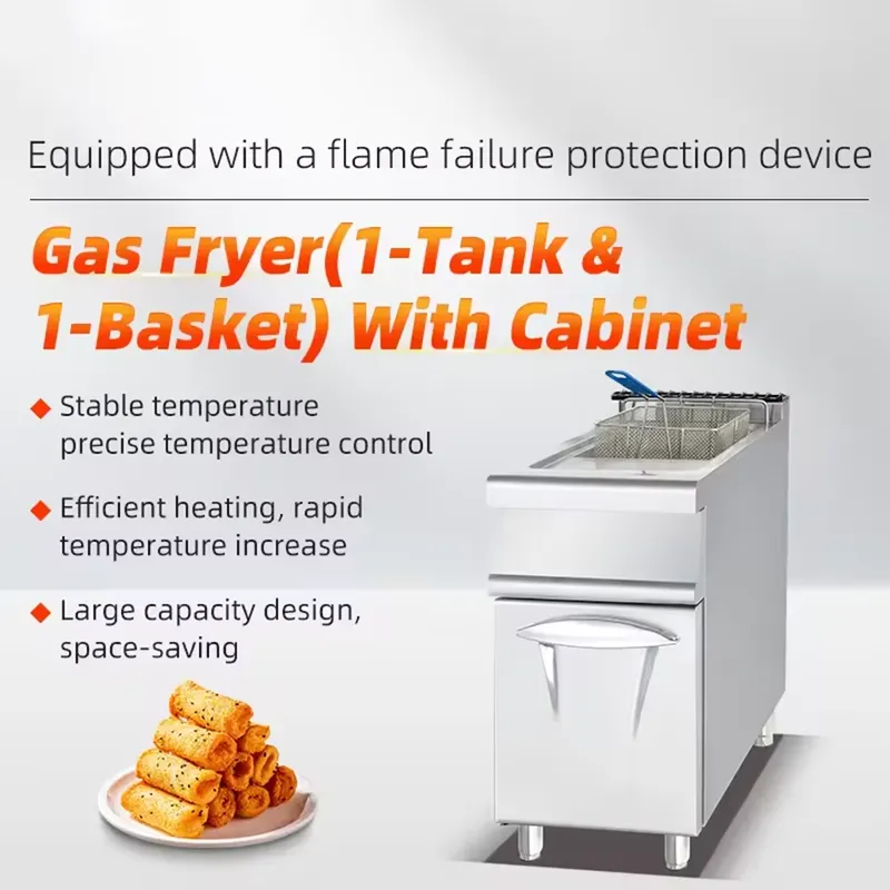 Commercial Gas Deep Fryer 1 Ta - Commercial Gas Deep Fryer Propane review and price
