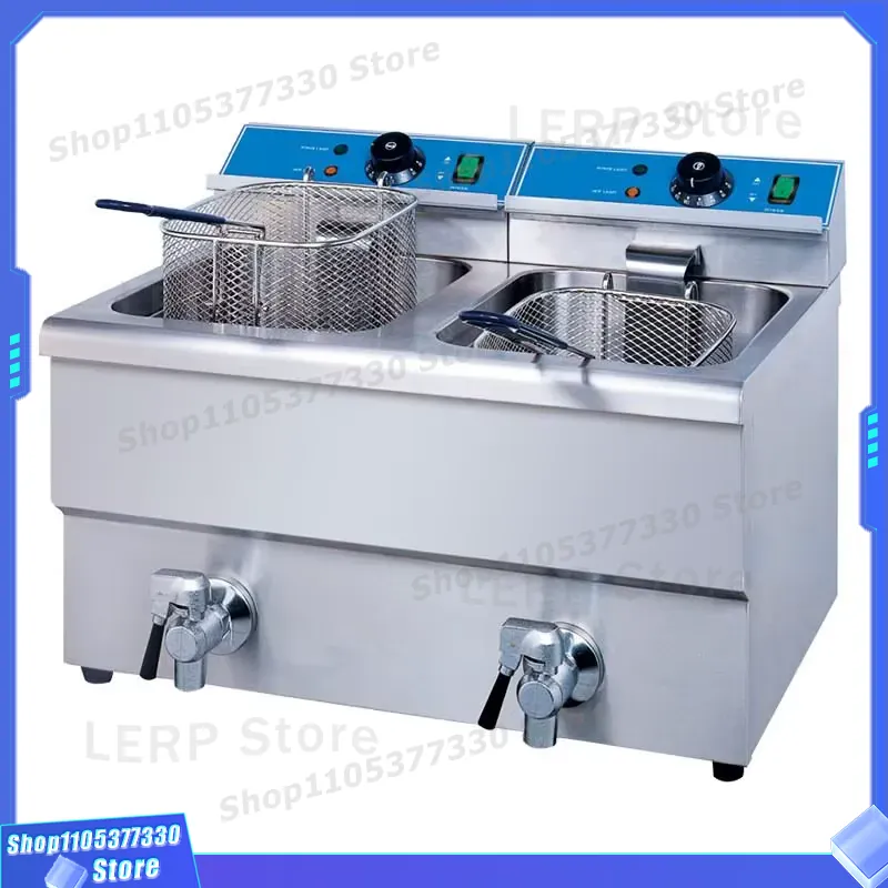 Electric Deep Fryer 12L Double - Commercial Deep Fryer Double Tank 12L review and price
