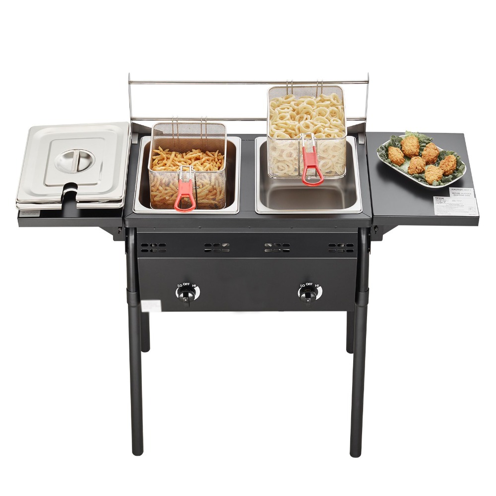 Commercial Outdoor Double Deep - Commercial Gas Deep Fryer Propane review and price