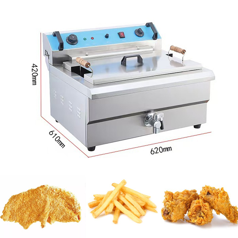 20L Single Tank Commercial Sta - Countertop Deep Fryer With Timer review and price