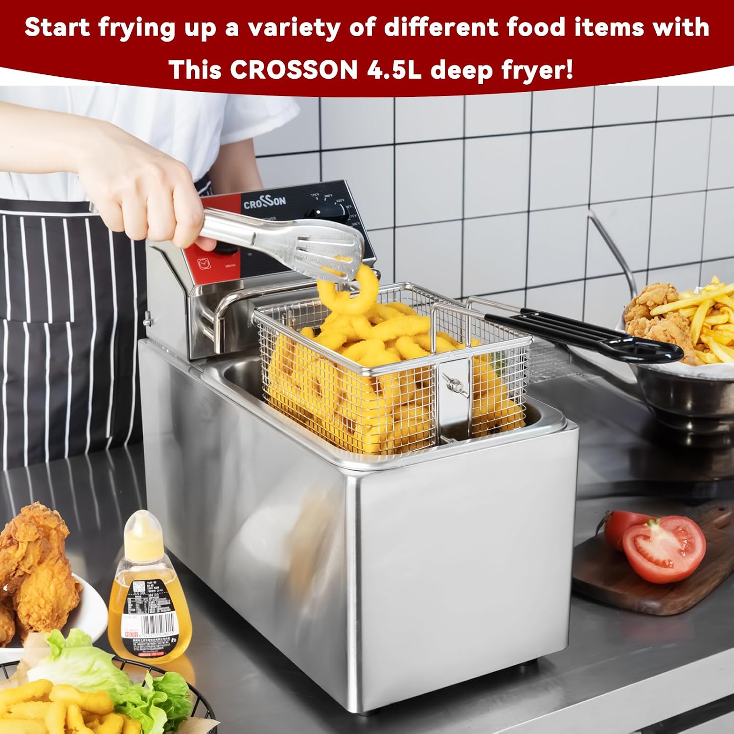 ^10Lbs Electric Countertop Dee - Countertop Deep Fryer With Timer review and price