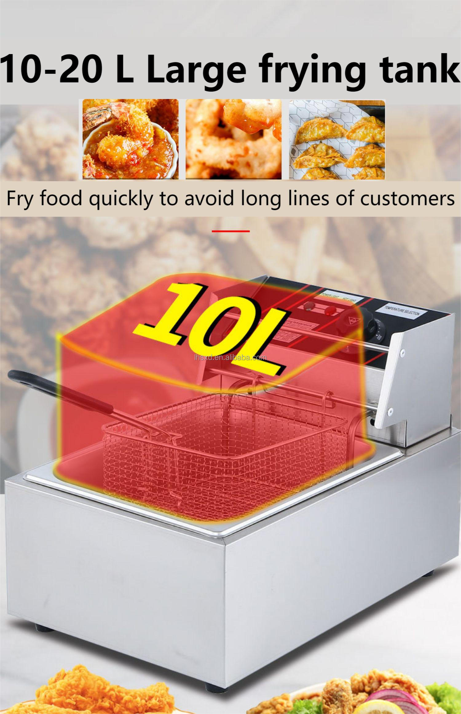 Commercial 20L Deep Fryer for  - Electric Fryer Commercial 20L review and price