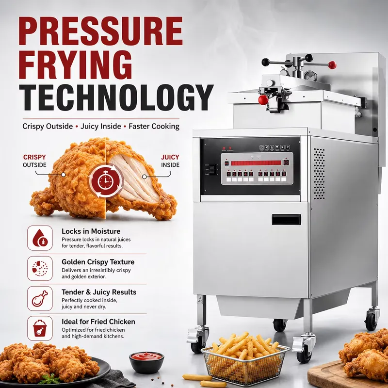 for Henny Chicken Electric Pre - Pressure Fryer Commercial Chicken review and price