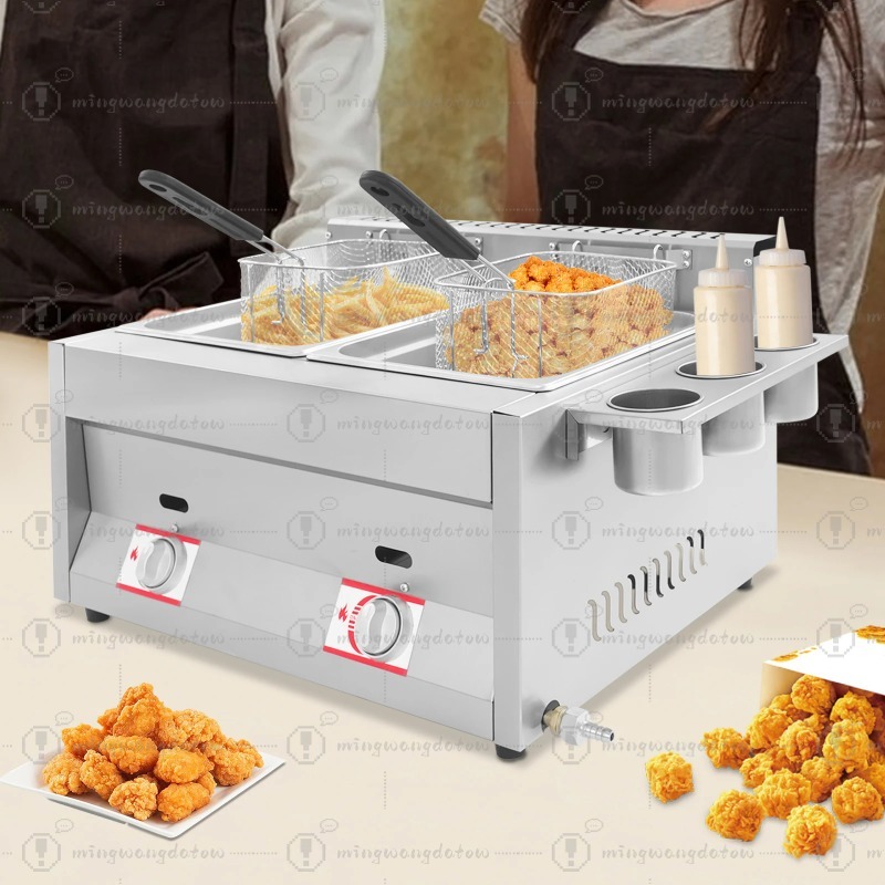 NEW Commercial Gas Deep Fryer  - Fryer Basket Commercial Stainless review and price
