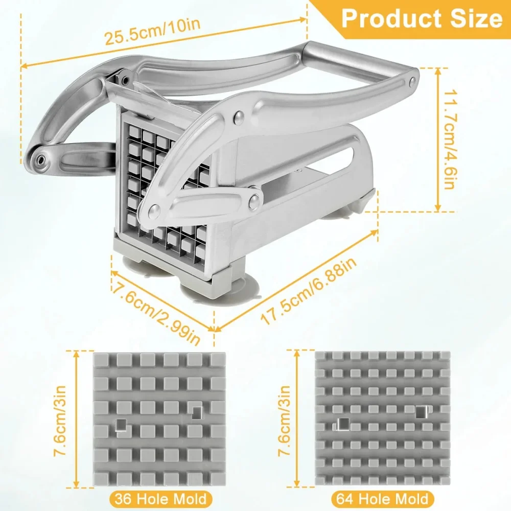 Stainless Manual Potato Cutter - Commercial French Fry Cutter review and price