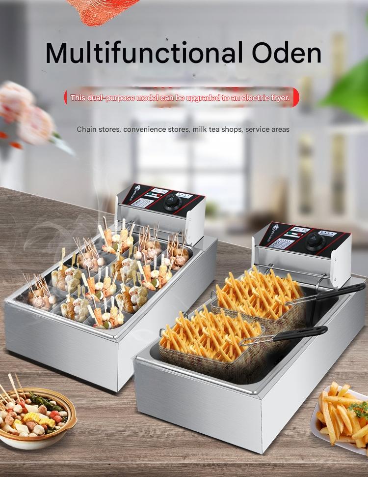 Heavy Duty Electric Fryer 12L  - Commercial Deep Fryer Double Tank 12L review and price
