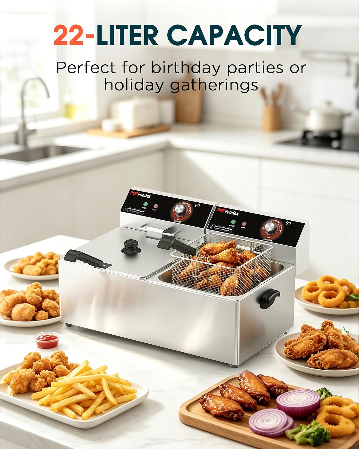 Commercial Deep Fryer - 22L El - Fryer Basket Commercial Stainless review and price