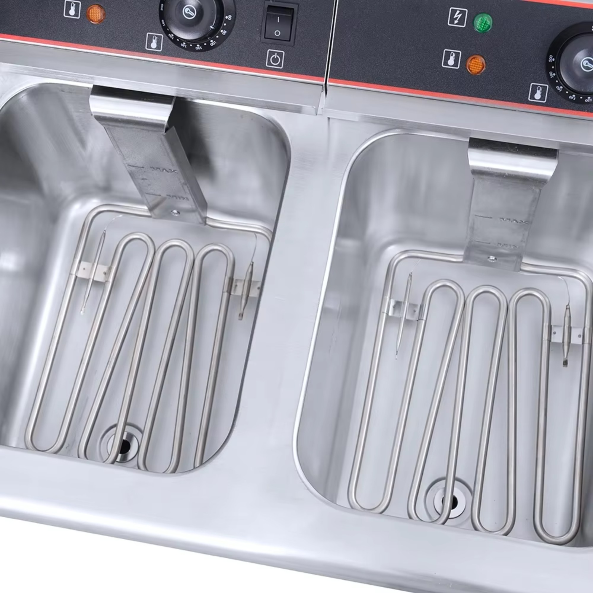 Hot Sales Price Stainless Stee - Commercial Deep Fryer Double Tank 12L review and price