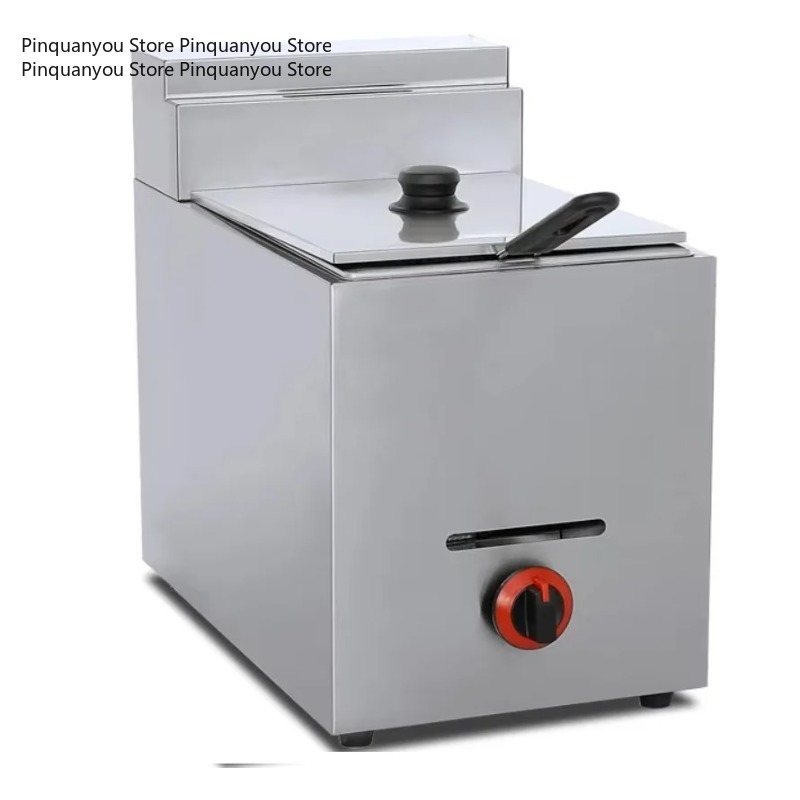Stainless Steel Commercial LPG - Commercial Gas Deep Fryer Propane review and price