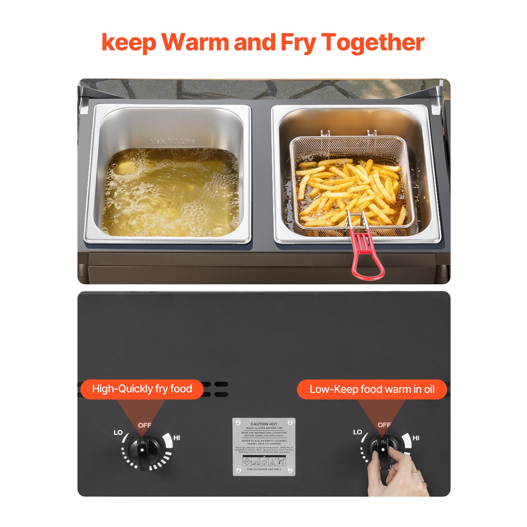 Outdoor Propane Deep Fryer, Du - Commercial Gas Deep Fryer Propane review and price