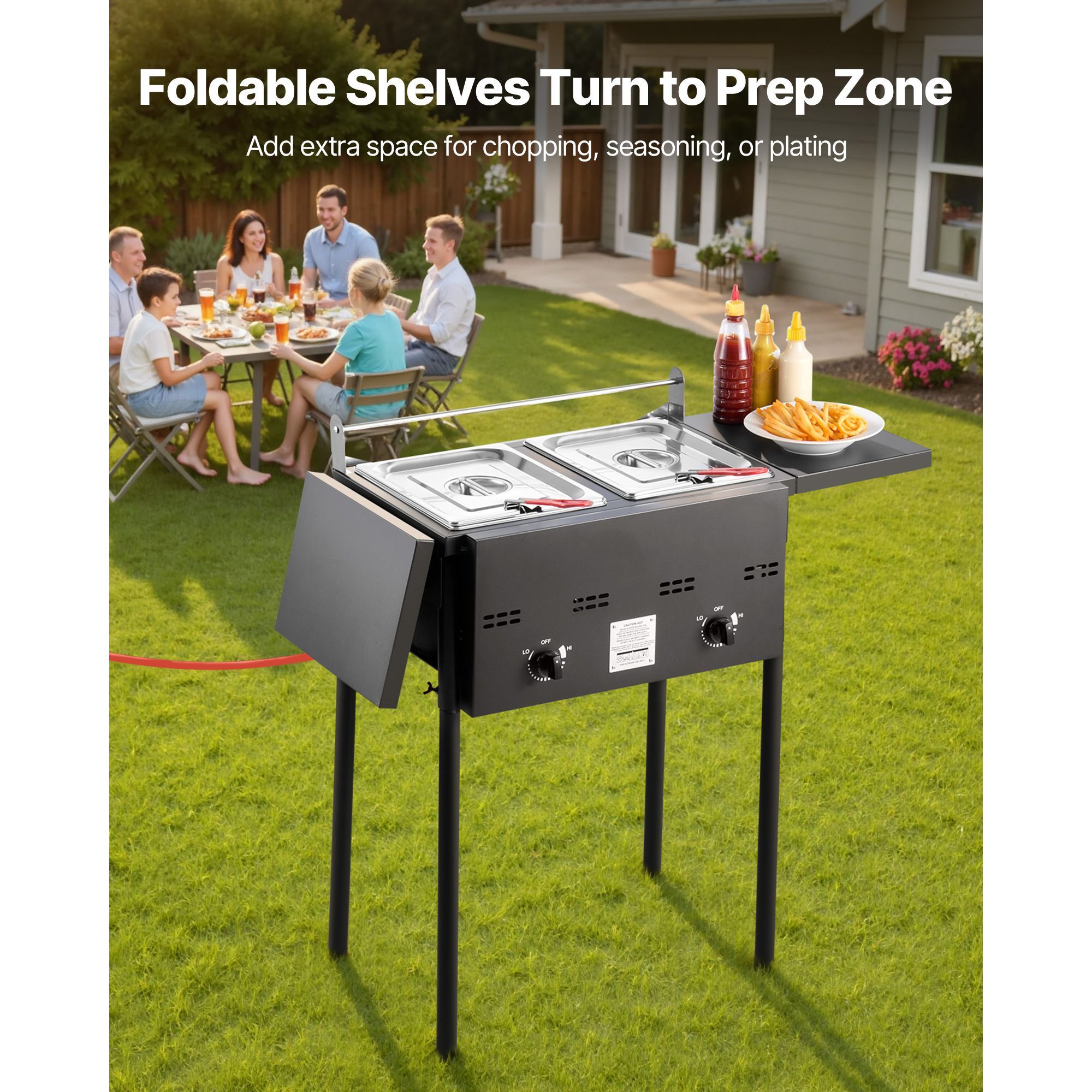 Outdoor Propane Deep Fryer, Du - Commercial Gas Deep Fryer Propane review and price