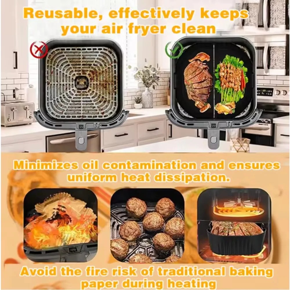 Silicone Air Fryer Mold Oil Fi - Fryer Oil Filtration Machine review and price
