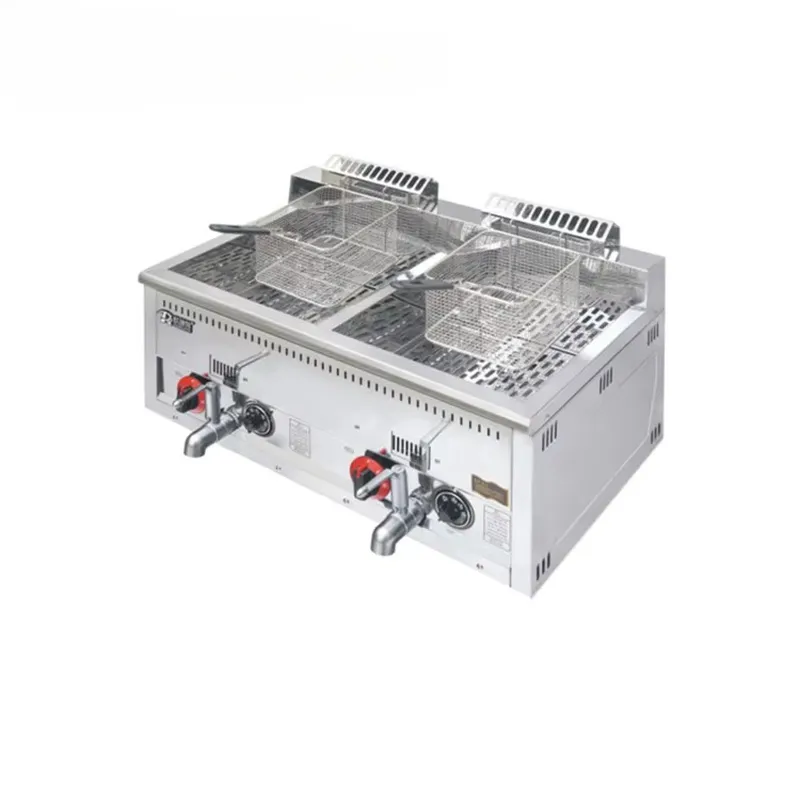 20L*2 Double Tank Stainless St - Countertop Deep Fryer With Timer review and price