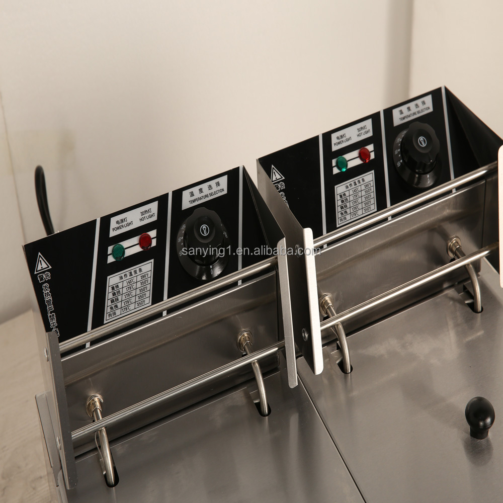 Commercial Fry with 12L +12L D - Commercial Deep Fryer Double Tank 12L review and price