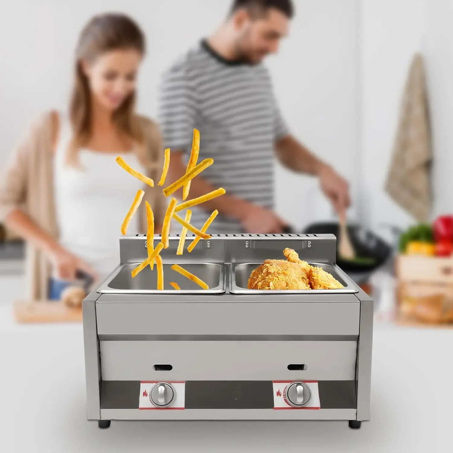 Commercial Countertop Deep Fry - Commercial Gas Deep Fryer Propane review and price