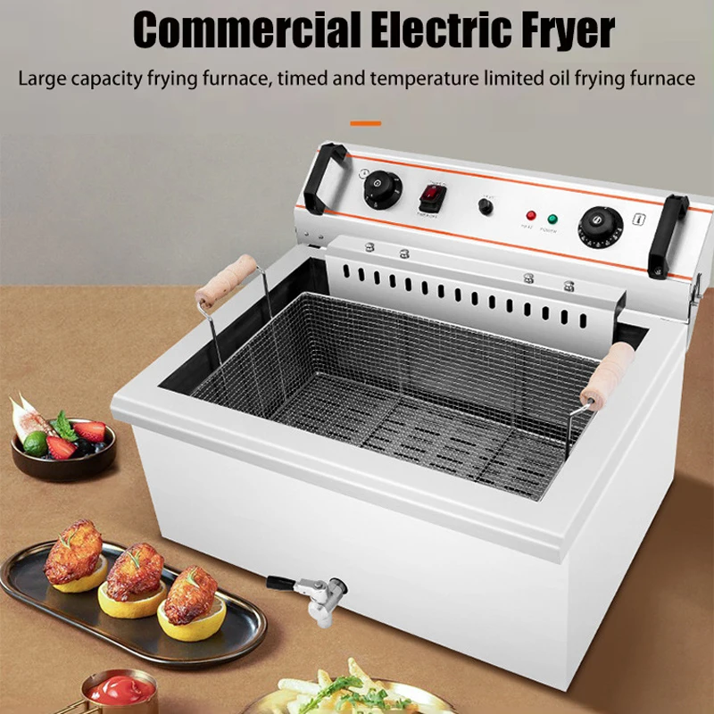 Electric Deep Fryer Single Tan - Countertop Deep Fryer With Timer review and price