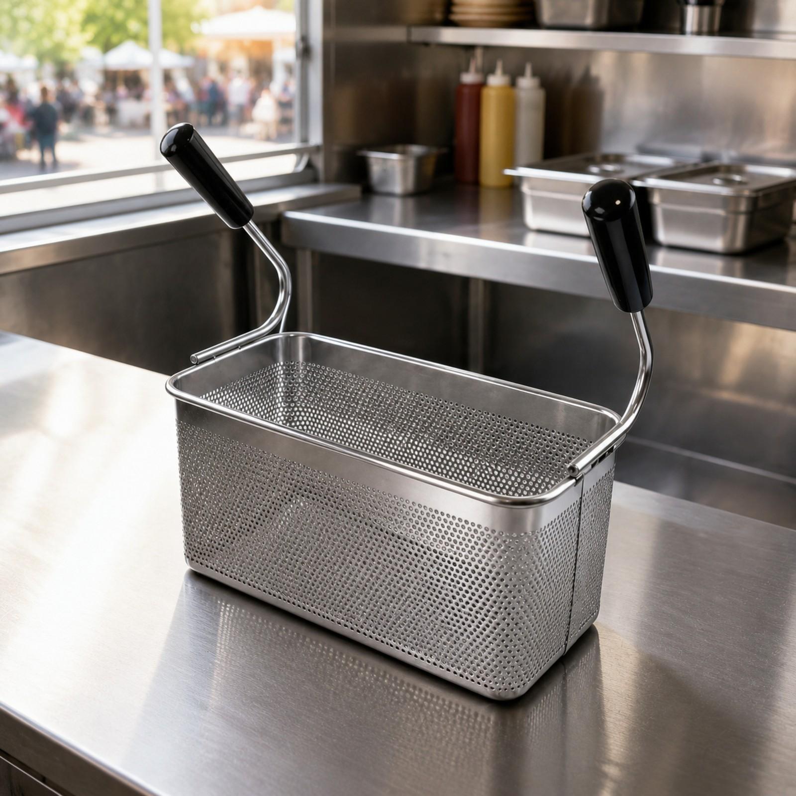 Commercial-Grade Stainless Ste - Fryer Basket Commercial Stainless review and price