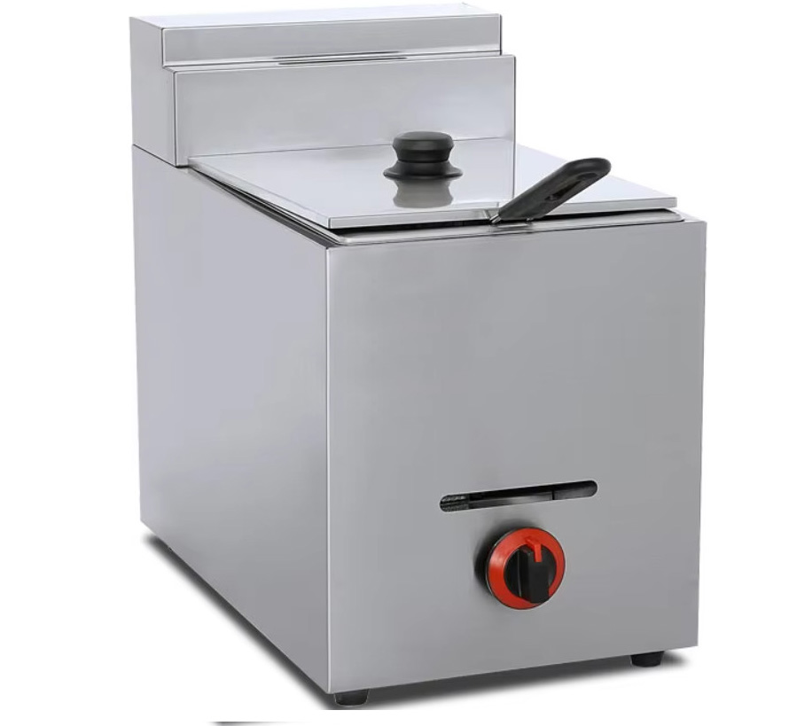 Commercial Stainless Steel LPG - Commercial Gas Deep Fryer Propane review and price