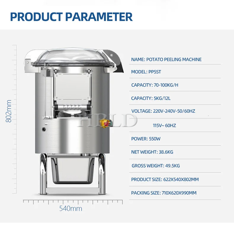 Electric Commercial Stainless  - Commercial Potato Peeler Machine review and price