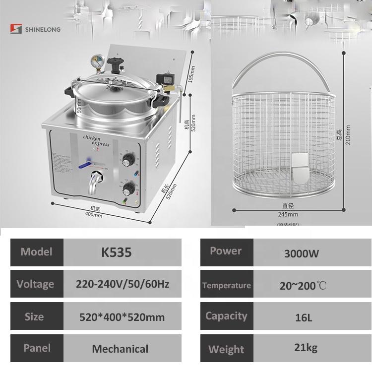 Commercial Counter Top Mini Va - Pressure Fryer Commercial Chicken review and price
