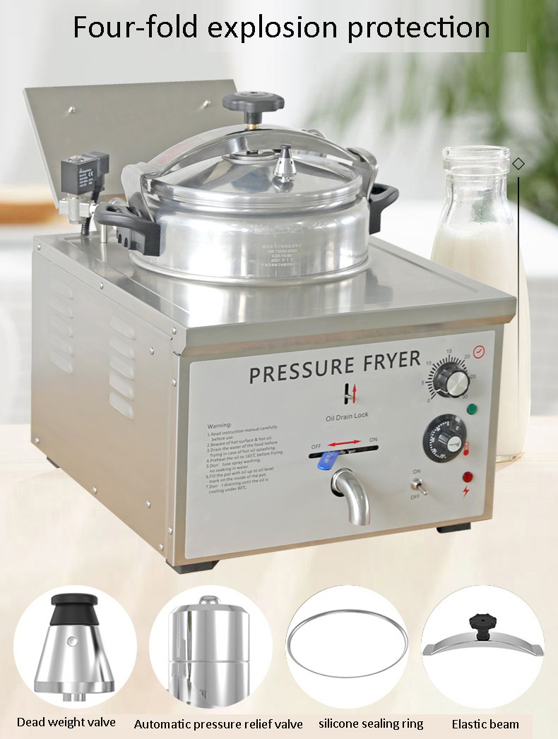 Commercial Fried Fast Food Res - Pressure Fryer Commercial Chicken review and price