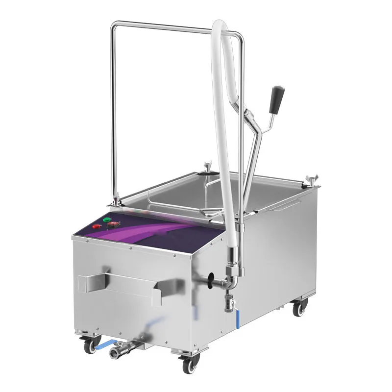 Commercial Mobile Stainless St - Fryer Oil Filtration Machine review and price