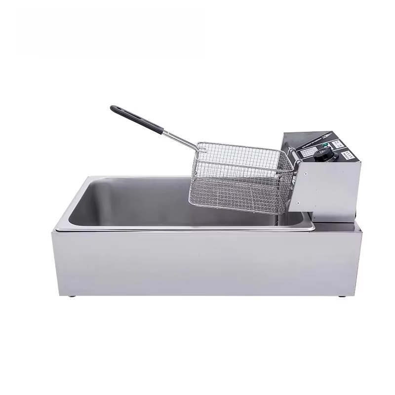 12L Electric Commercial Deep F - Fryer Basket Commercial Stainless review and price