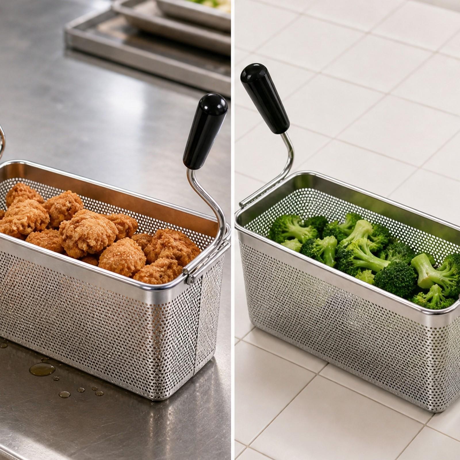 Commercial Fryer Basket with H - Fryer Basket Commercial Stainless review and price