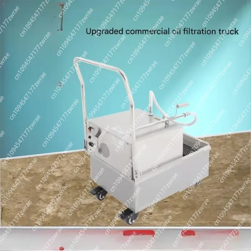110V US Mobile Oil Filter Cart - Fryer Oil Filtration Machine review and price