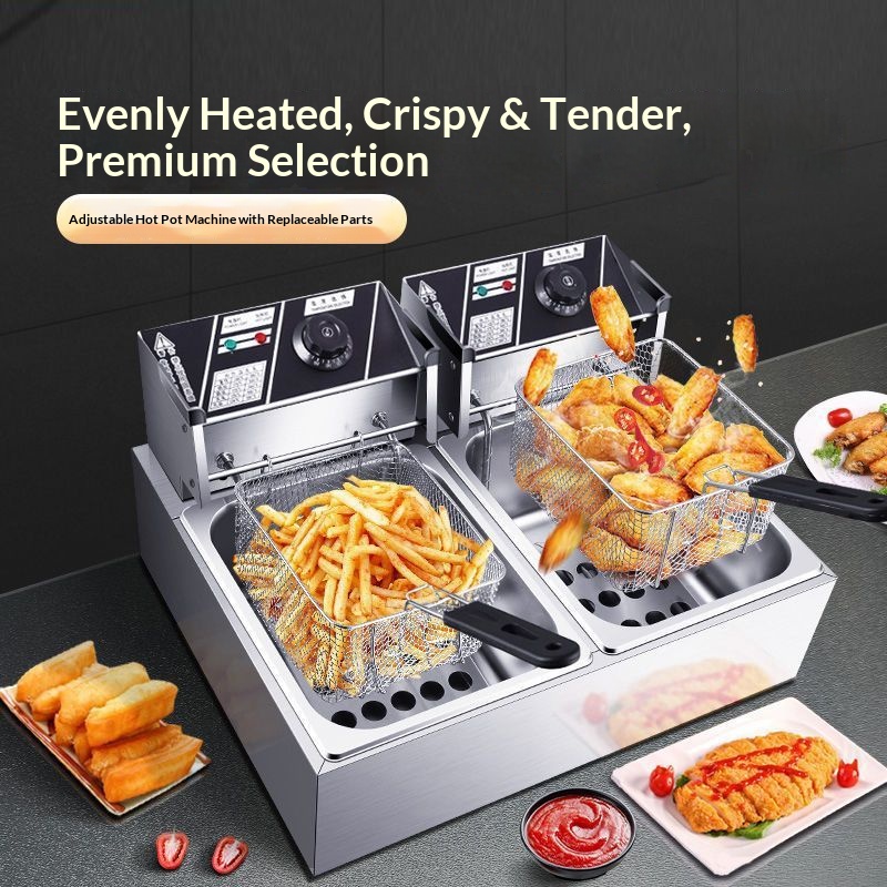 Applicable To 10L/20L/22L Ultr - Electric Fryer Commercial 20L review and price