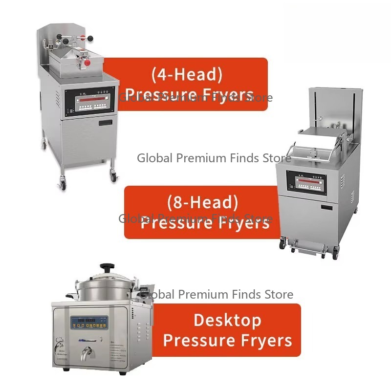8 Head Chicken Deep Pot Pressu - Pressure Fryer Commercial Chicken review and price