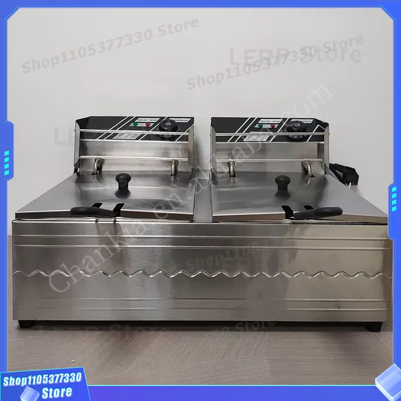 Commercial 12L Double Tank Ele - Commercial Deep Fryer Double Tank 12L review and price