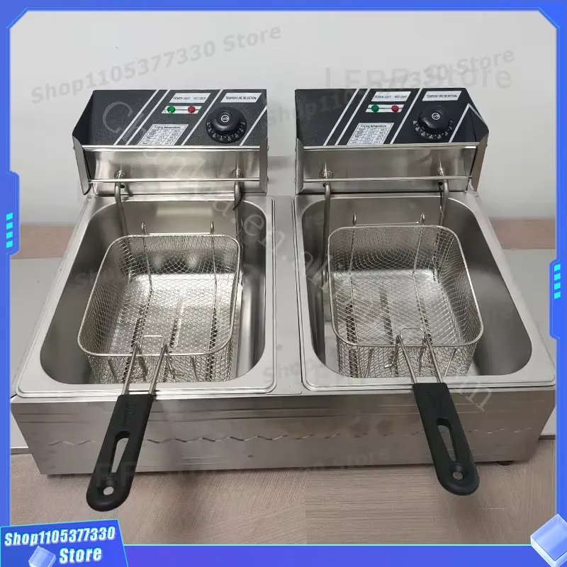 Commercial 12L Double Tank Ele - Commercial Deep Fryer Double Tank 12L review and price