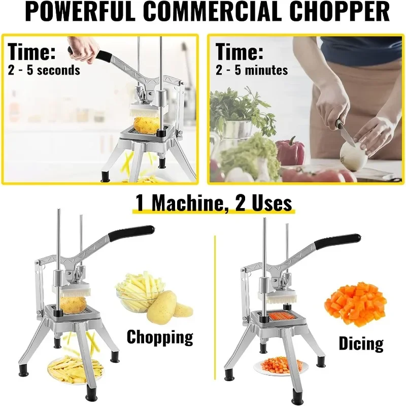 Commercial Vegetable Chopper 4 - Commercial French Fry Cutter review and price