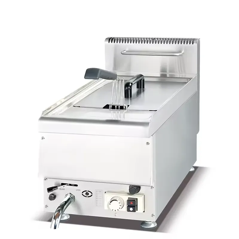 Commercial Desktop Gas Fryer 1 - Commercial Gas Deep Fryer Propane review and price