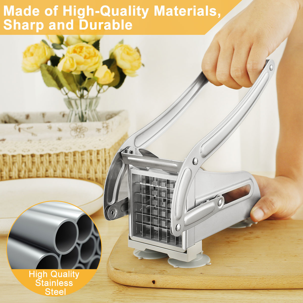 French Fry Cutter Stainless St - Commercial French Fry Cutter review and price