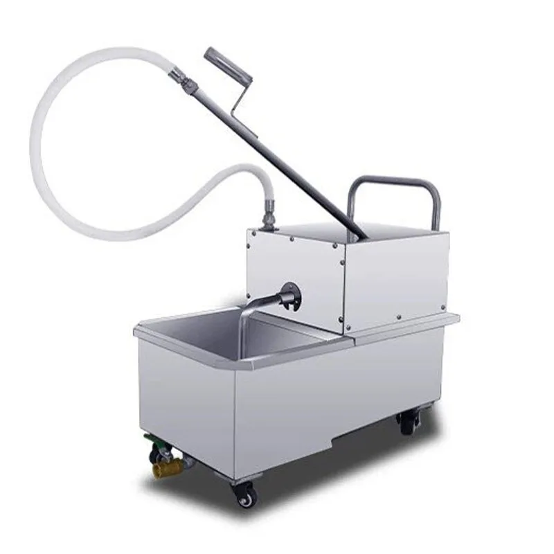 Stainless Steel Mobile Cooking - Fryer Oil Filtration Machine review and price