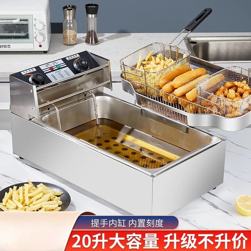 Single Tank Electric Deep Frye - Commercial Donut Fryer Electric review and price